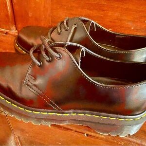 Dr. Martens Dark Black Leather Men's Boots